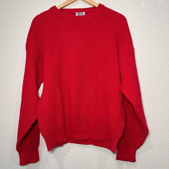 Gant Other - Salty Dog Vibrant Red Knit Sweater Large